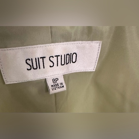 Suit Studio Pistachio Green Women's Skirt Suit - Picture 5 of 6
